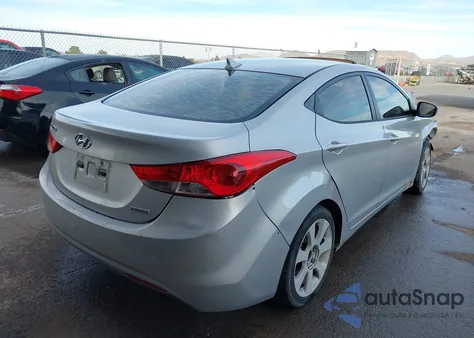 2012 Hyundai Elantra Limited (Ulsan Plant) из США, поврежденный, VIN KMHDH4AE1CU460577